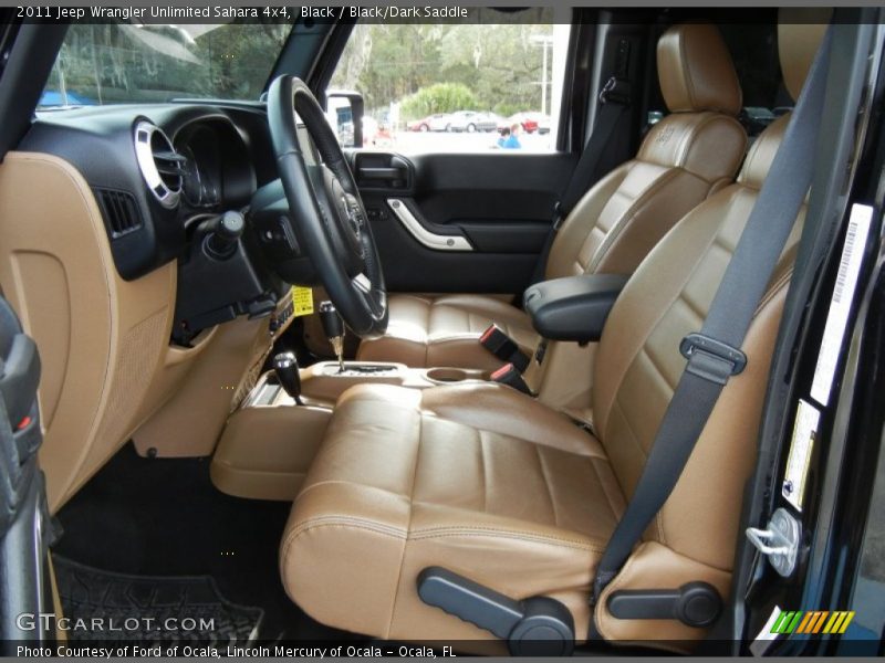 Front Seat of 2011 Wrangler Unlimited Sahara 4x4