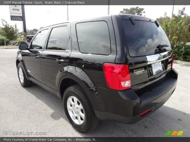 Mystic Black / Charcoal Black 2008 Mazda Tribute i Sport