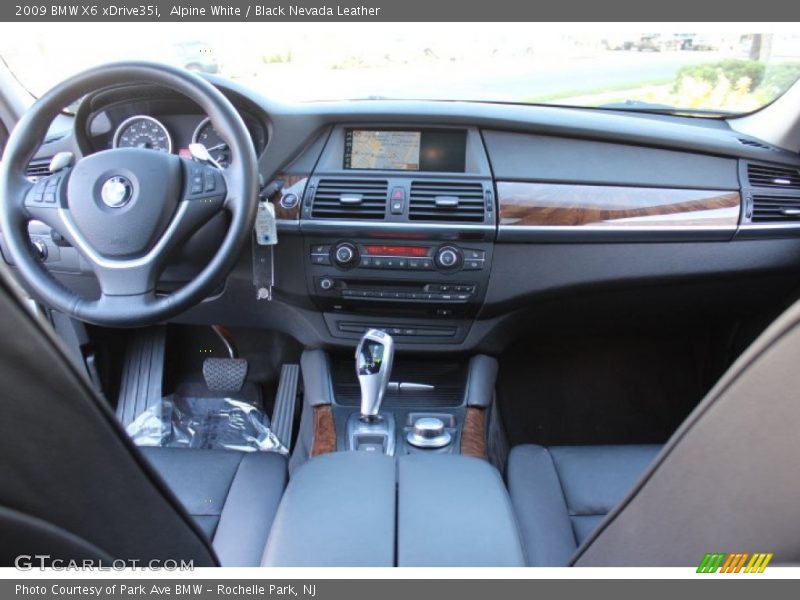 Alpine White / Black Nevada Leather 2009 BMW X6 xDrive35i