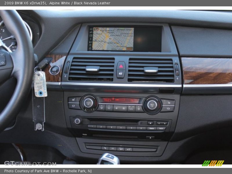 Alpine White / Black Nevada Leather 2009 BMW X6 xDrive35i