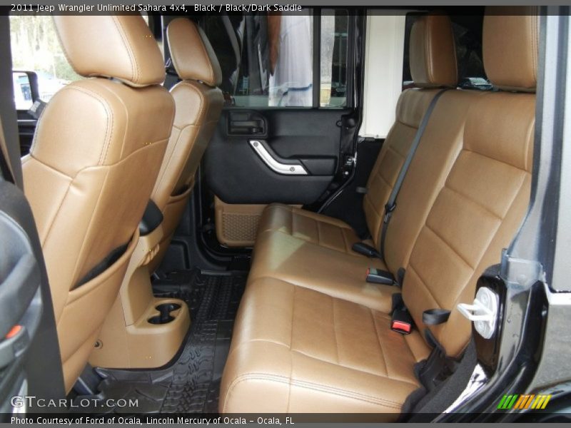 Rear Seat of 2011 Wrangler Unlimited Sahara 4x4