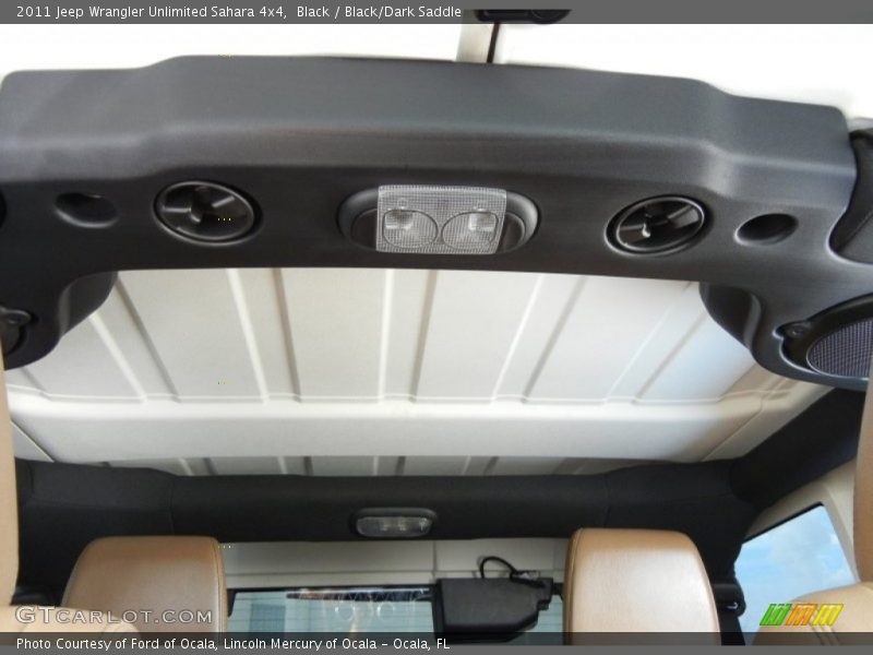 Black / Black/Dark Saddle 2011 Jeep Wrangler Unlimited Sahara 4x4