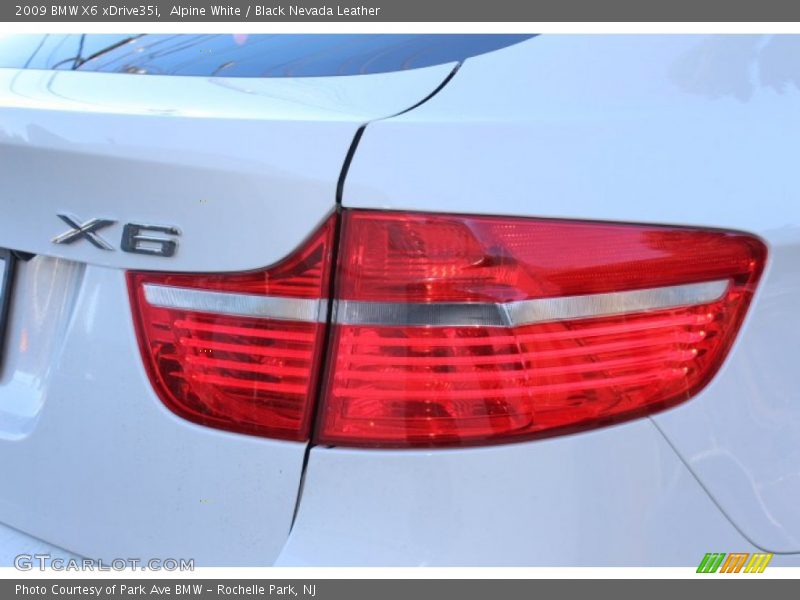 Alpine White / Black Nevada Leather 2009 BMW X6 xDrive35i