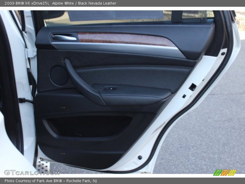 Alpine White / Black Nevada Leather 2009 BMW X6 xDrive35i