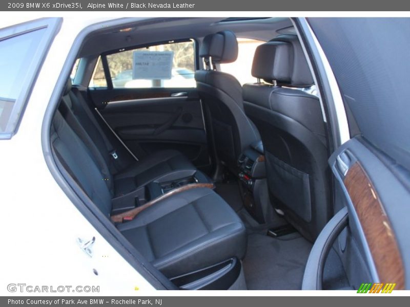 Alpine White / Black Nevada Leather 2009 BMW X6 xDrive35i
