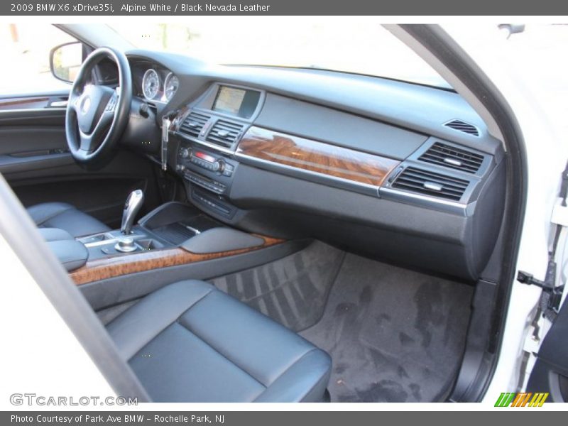 Alpine White / Black Nevada Leather 2009 BMW X6 xDrive35i