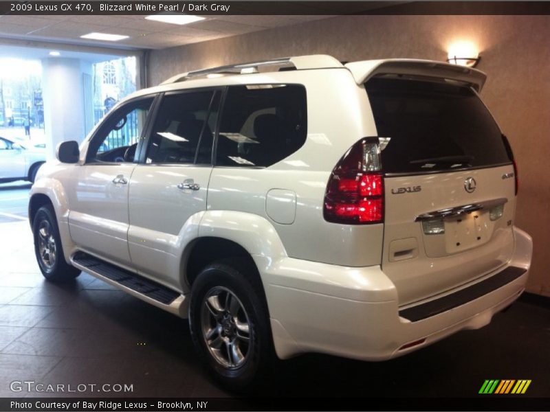 Blizzard White Pearl / Dark Gray 2009 Lexus GX 470