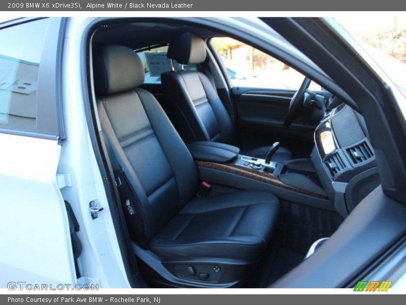 Alpine White / Black Nevada Leather 2009 BMW X6 xDrive35i