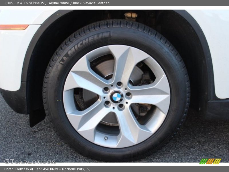 Alpine White / Black Nevada Leather 2009 BMW X6 xDrive35i