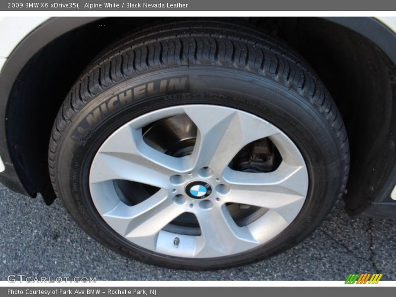 Alpine White / Black Nevada Leather 2009 BMW X6 xDrive35i