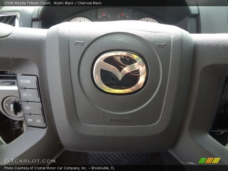 Mystic Black / Charcoal Black 2008 Mazda Tribute i Sport