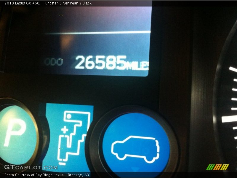 Tungsten Silver Pearl / Black 2010 Lexus GX 460