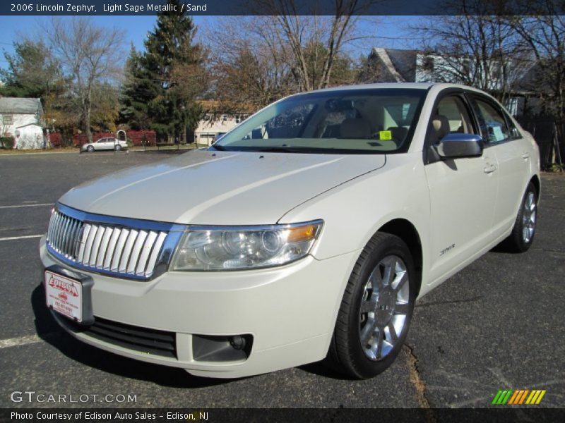 Light Sage Metallic / Sand 2006 Lincoln Zephyr