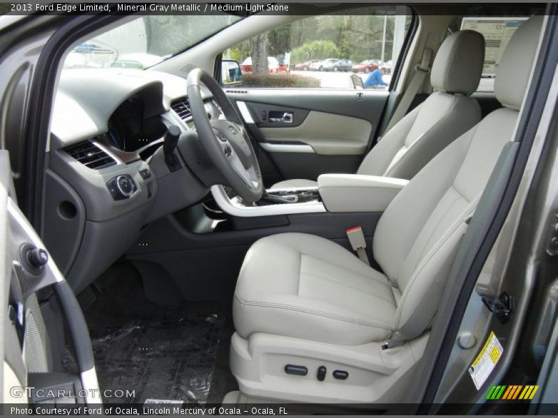 Mineral Gray Metallic / Medium Light Stone 2013 Ford Edge Limited