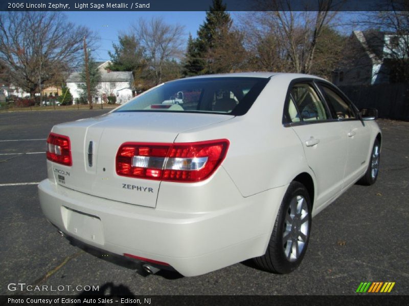 Light Sage Metallic / Sand 2006 Lincoln Zephyr