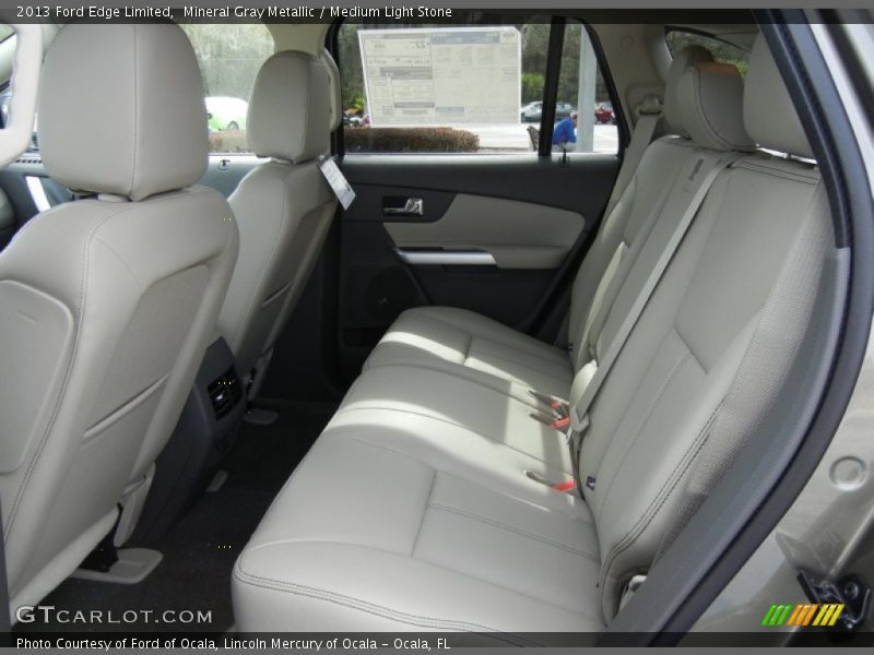 Mineral Gray Metallic / Medium Light Stone 2013 Ford Edge Limited