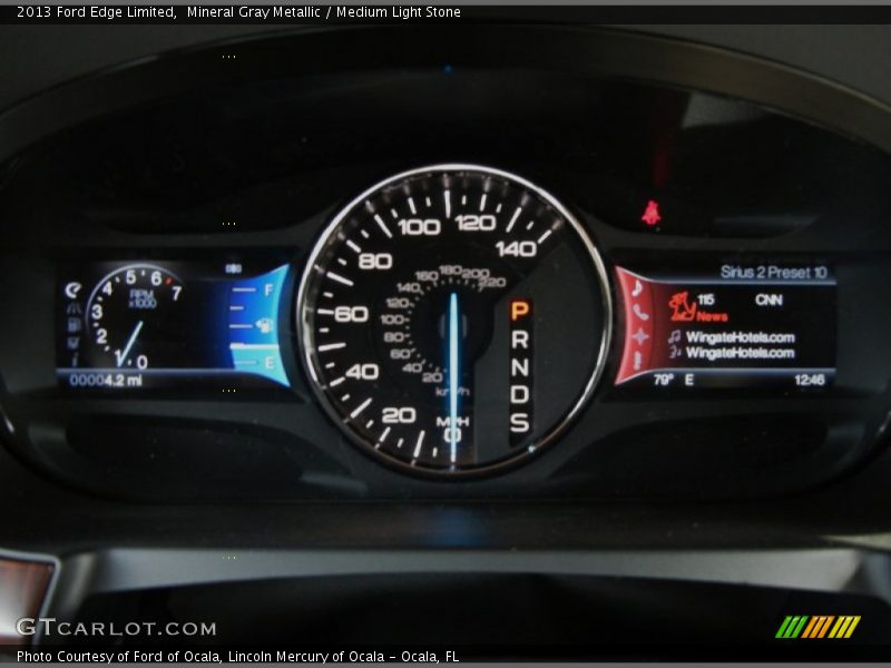 Mineral Gray Metallic / Medium Light Stone 2013 Ford Edge Limited