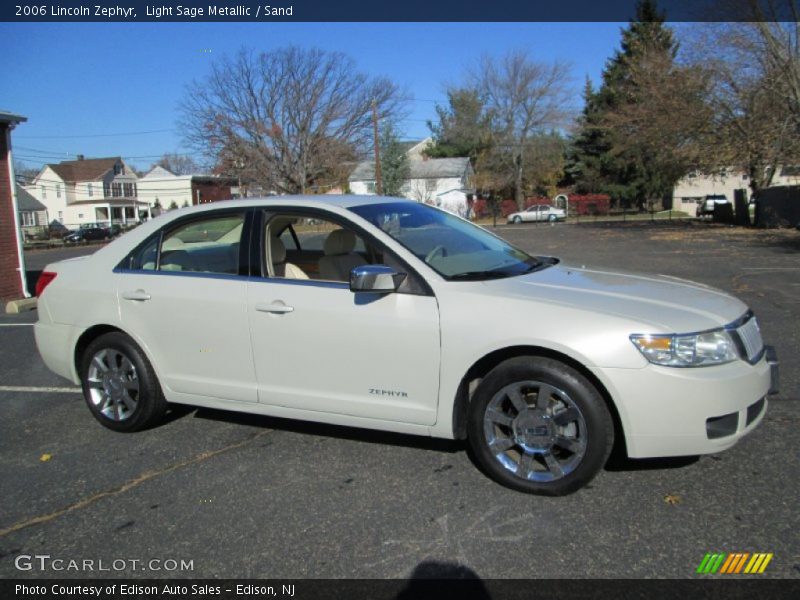 Light Sage Metallic / Sand 2006 Lincoln Zephyr