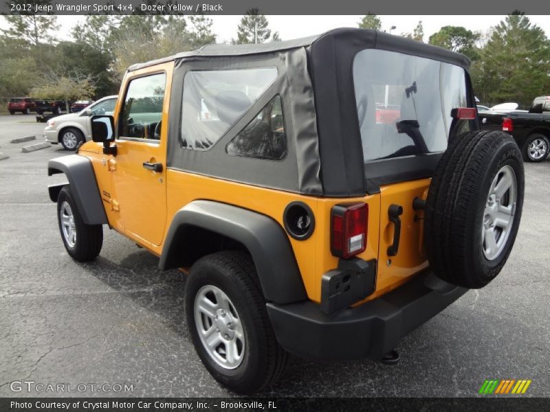  2012 Wrangler Sport 4x4 Dozer Yellow