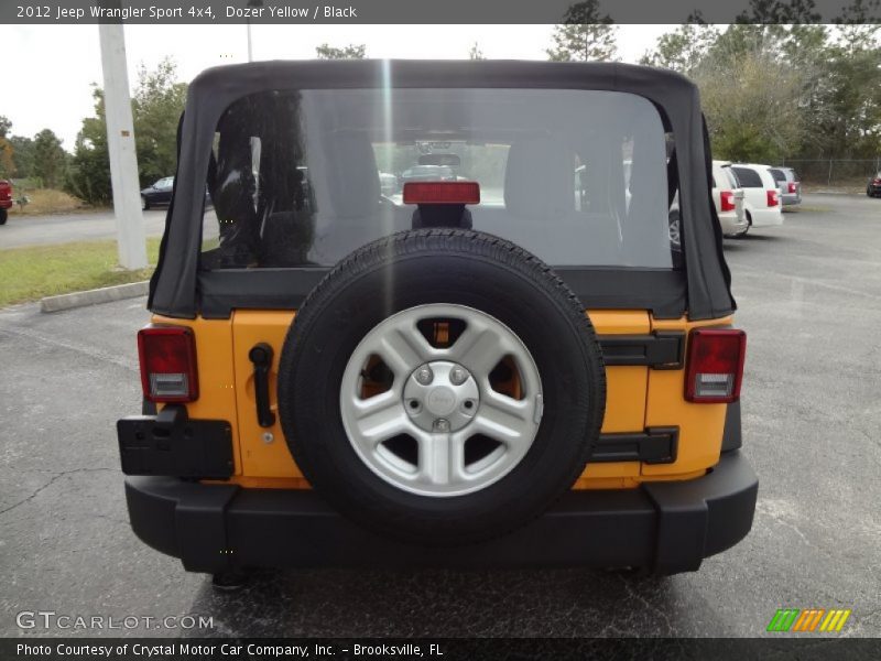 Dozer Yellow / Black 2012 Jeep Wrangler Sport 4x4