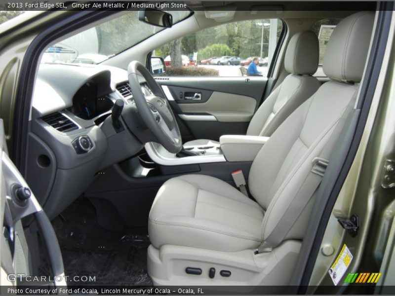 Ginger Ale Metallic / Medium Light Stone 2013 Ford Edge SEL