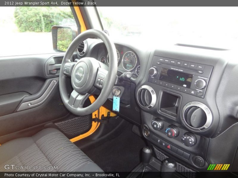 Dozer Yellow / Black 2012 Jeep Wrangler Sport 4x4