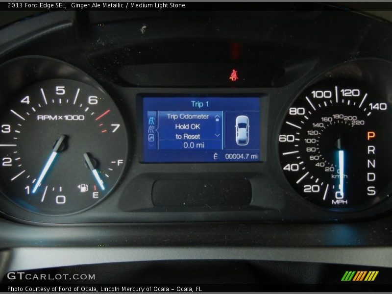 Ginger Ale Metallic / Medium Light Stone 2013 Ford Edge SEL