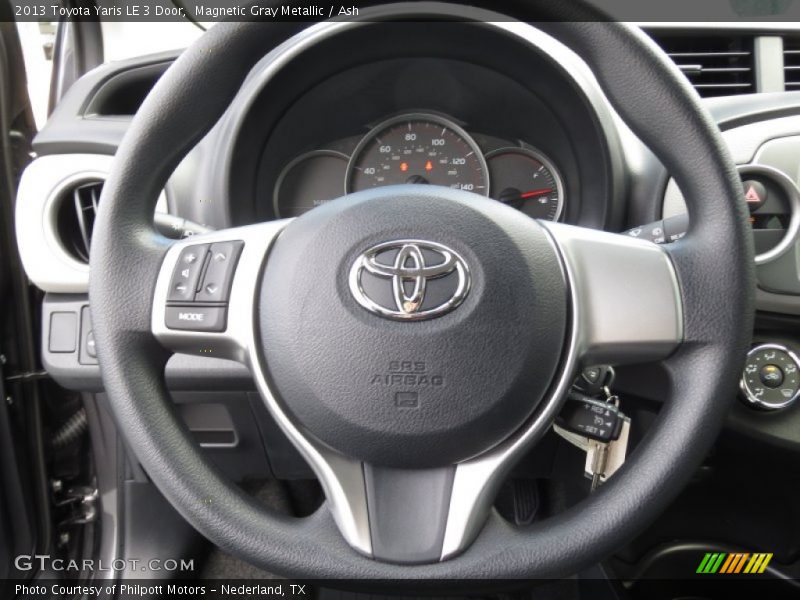  2013 Yaris LE 3 Door Steering Wheel