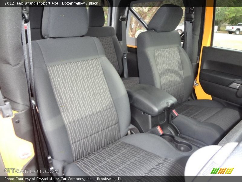 Front Seat of 2012 Wrangler Sport 4x4