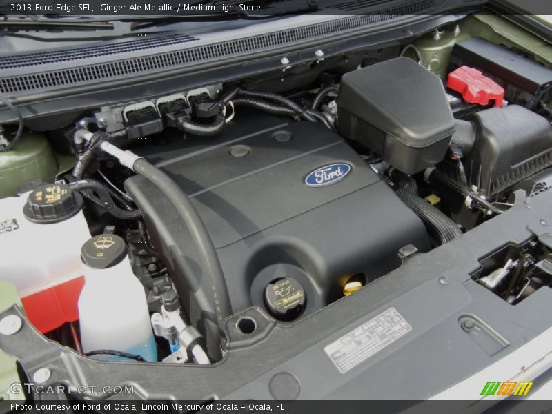 Ginger Ale Metallic / Medium Light Stone 2013 Ford Edge SEL