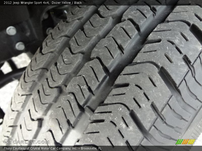 Dozer Yellow / Black 2012 Jeep Wrangler Sport 4x4
