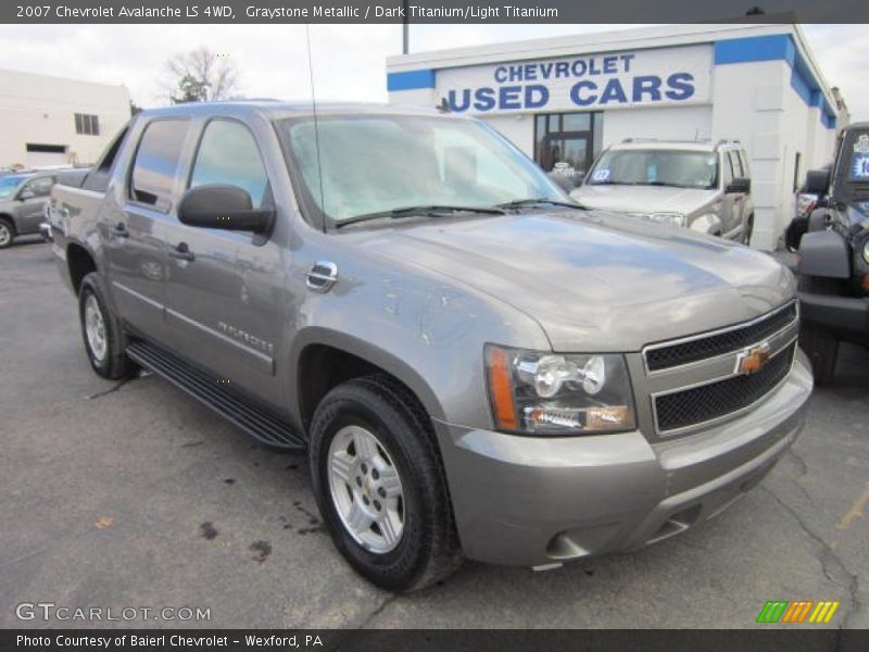 Graystone Metallic / Dark Titanium/Light Titanium 2007 Chevrolet Avalanche LS 4WD