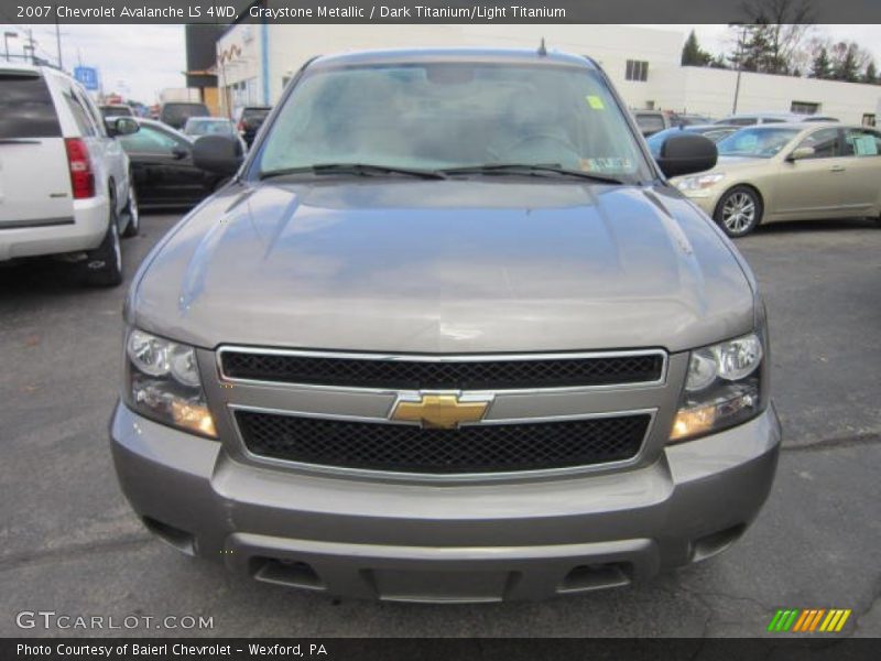 Graystone Metallic / Dark Titanium/Light Titanium 2007 Chevrolet Avalanche LS 4WD