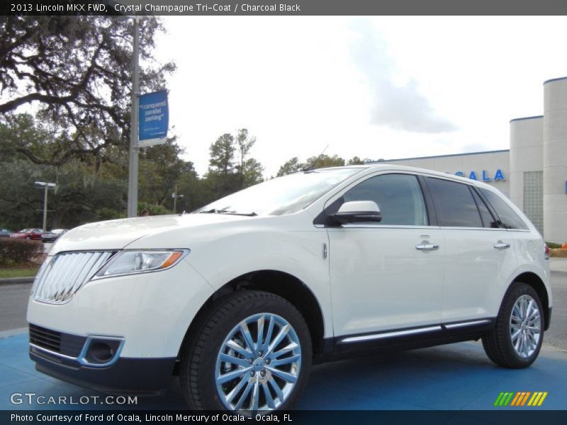 Crystal Champagne Tri-Coat / Charcoal Black 2013 Lincoln MKX FWD