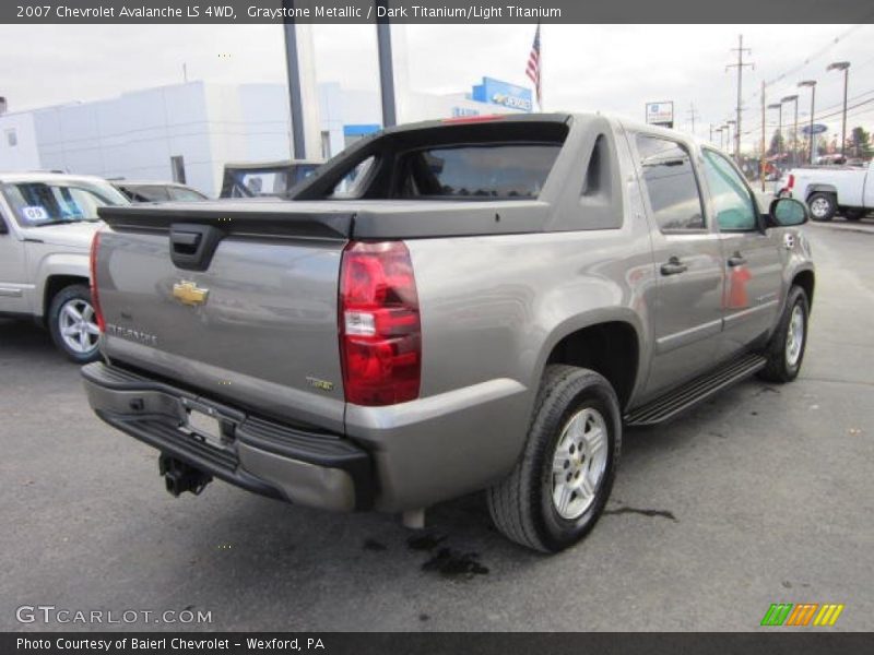 Graystone Metallic / Dark Titanium/Light Titanium 2007 Chevrolet Avalanche LS 4WD