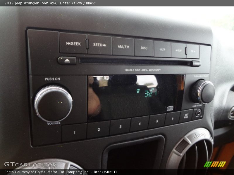 Audio System of 2012 Wrangler Sport 4x4