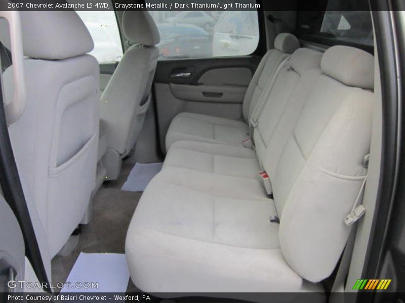 Graystone Metallic / Dark Titanium/Light Titanium 2007 Chevrolet Avalanche LS 4WD