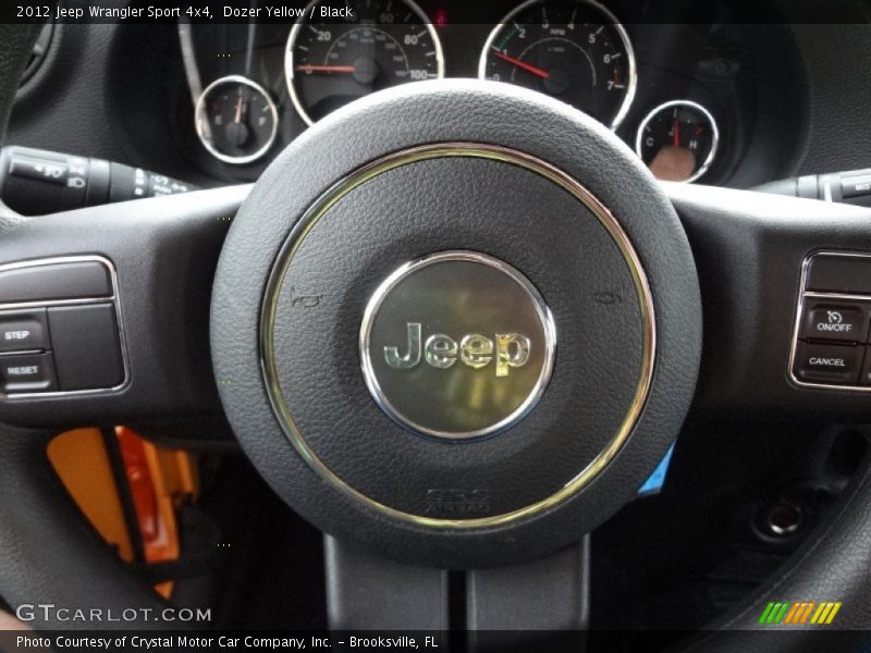 Dozer Yellow / Black 2012 Jeep Wrangler Sport 4x4