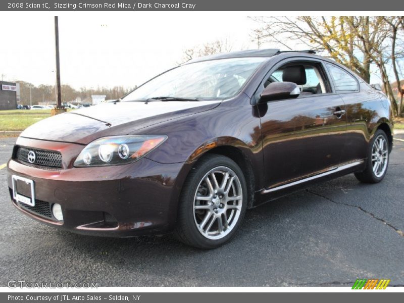 Sizzling Crimson Red Mica / Dark Charcoal Gray 2008 Scion tC