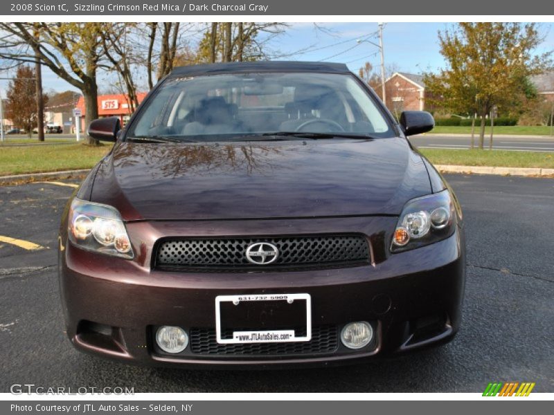 Sizzling Crimson Red Mica / Dark Charcoal Gray 2008 Scion tC