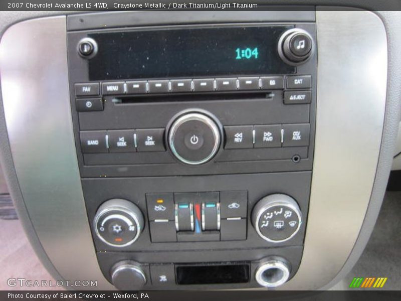 Graystone Metallic / Dark Titanium/Light Titanium 2007 Chevrolet Avalanche LS 4WD