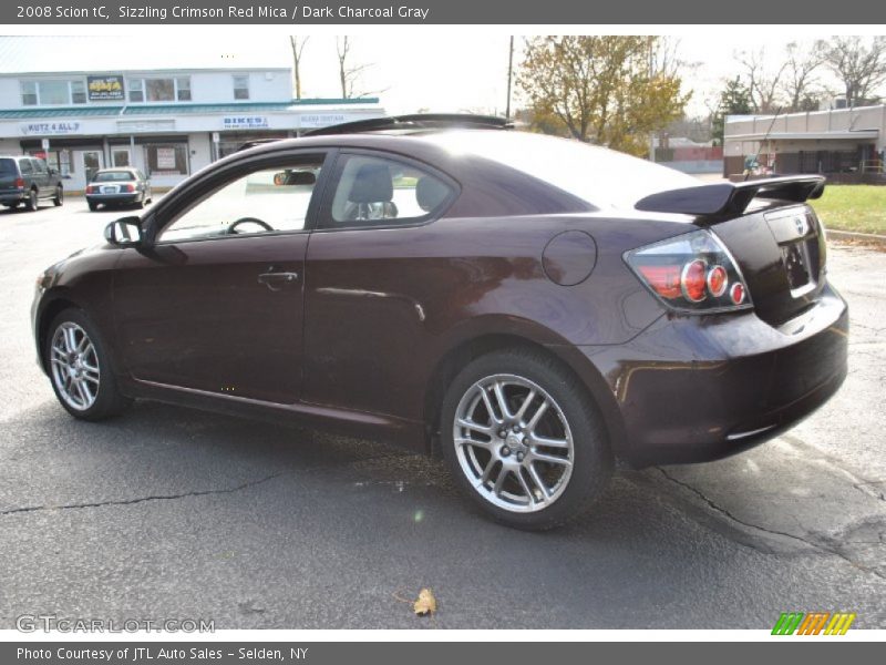 Sizzling Crimson Red Mica / Dark Charcoal Gray 2008 Scion tC