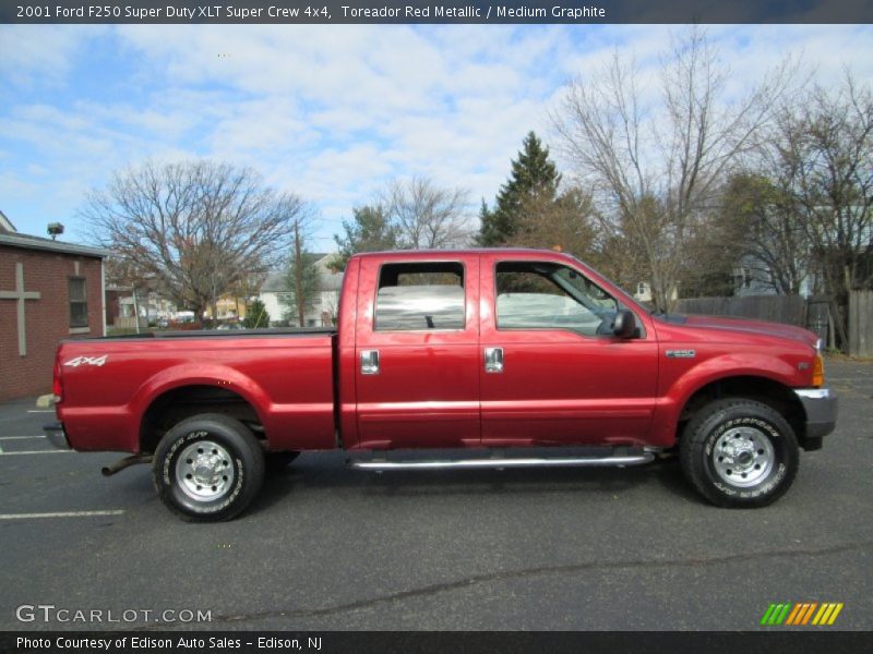  2001 F250 Super Duty XLT Super Crew 4x4 Toreador Red Metallic