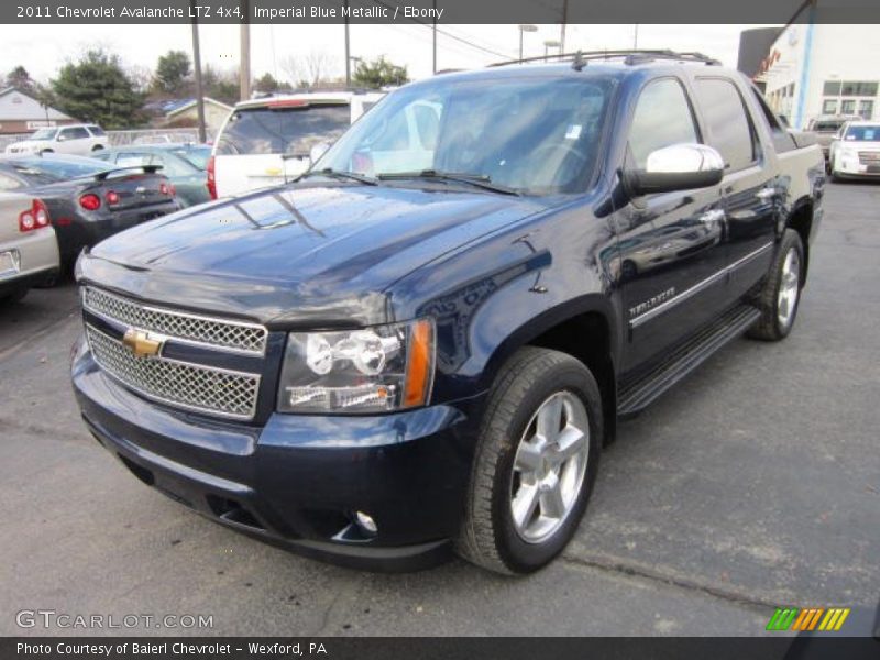 Imperial Blue Metallic / Ebony 2011 Chevrolet Avalanche LTZ 4x4