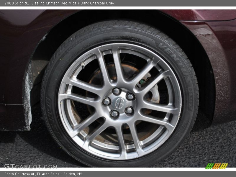 Sizzling Crimson Red Mica / Dark Charcoal Gray 2008 Scion tC