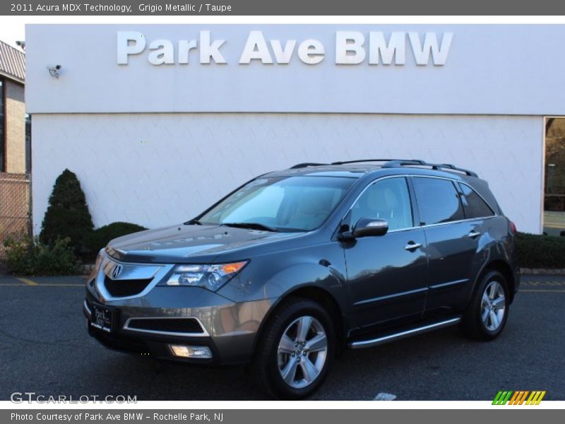 Grigio Metallic / Taupe 2011 Acura MDX Technology