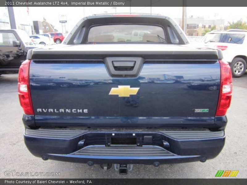Imperial Blue Metallic / Ebony 2011 Chevrolet Avalanche LTZ 4x4