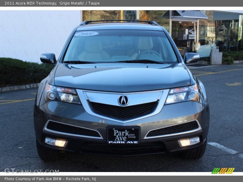 Grigio Metallic / Taupe 2011 Acura MDX Technology