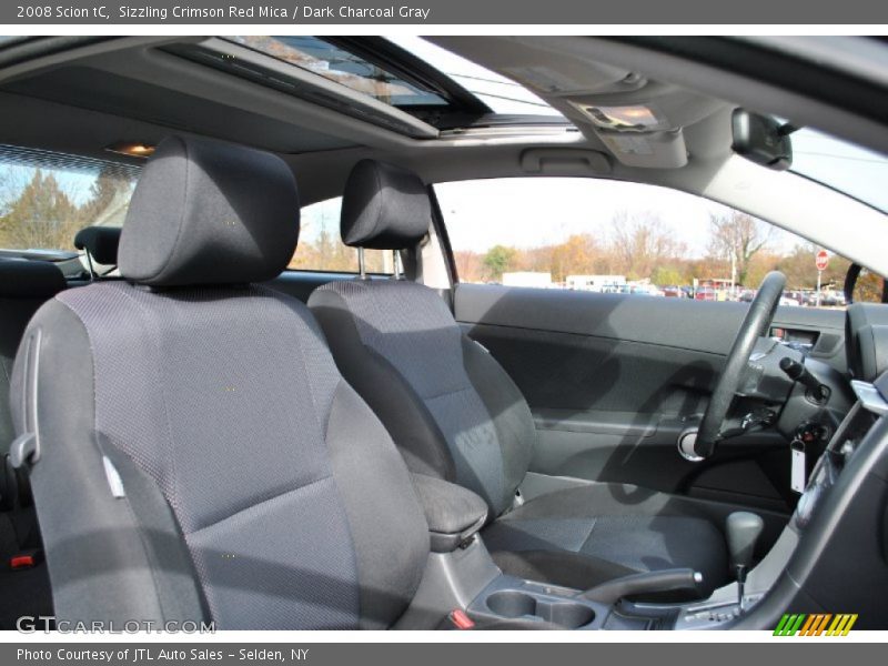 Sizzling Crimson Red Mica / Dark Charcoal Gray 2008 Scion tC