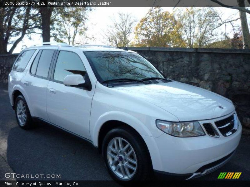 Winter White / Desert Sand Leather 2006 Saab 9-7X 4.2i